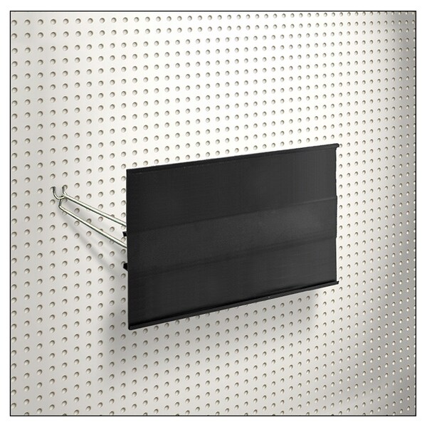 Azar Displays 9" H x 12" L Black C-Channel 600912-BLK - main